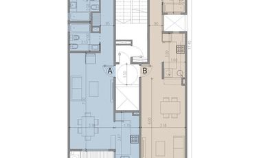 Departamento 4 ambientes en pozo en Lanús Este