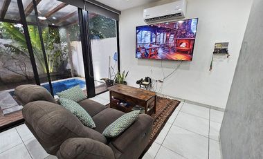 Townhouse en renta completamente amueblado en chuburná