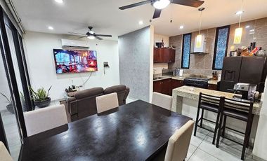 Townhouse en renta completamente amueblado en chuburná