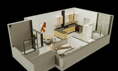 Departamentos en edificio Vive Moreno