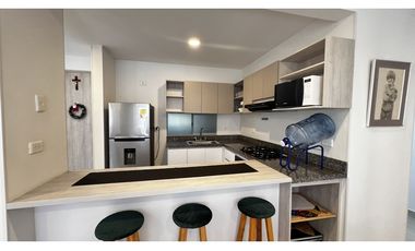 VENDO APARTAMENTO AMOBLADO EN VILLETA