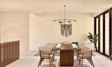 Casa Alaia en Preventa dentro privada zona conkal Merida con tres recamaras