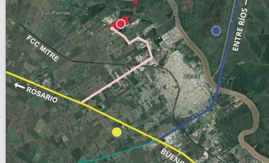Establecimiento  en Las Palmas de 662 m2 cub s/ 6125 m2 de Terreno.