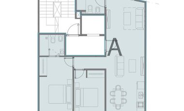 Departamento Monoambiente divisible