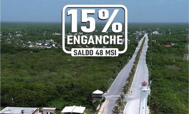 EN VENTA TERRENOS MAHAHUAL, FRENTE AL MAR DE 1.200MTS2