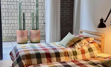 ¡A estrenar departamento amueblado a 1/2 cuadra de Chapultepec!, planta baja, 2 recámaras