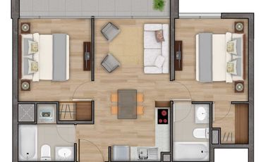 Departamento en venta  en RECOLETA