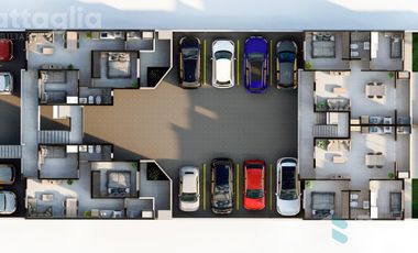 Departamento 3amb con parrilla y espacio vehicular