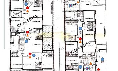 Hotel  de 2 estrellas a cuatro cuadras de la playa.