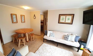 Hermoso Depto Vista Al Mar 3er Piso 50m2 3d+1b Y Estac.