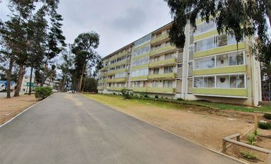 Hermoso Depto Vista Al Mar 3er Piso 50m2 3d+1b Y Estac.