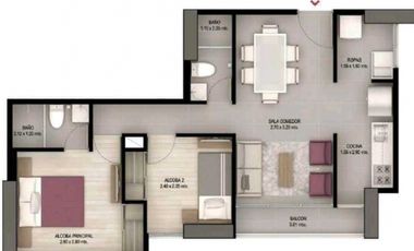 Apartamento en Sabaneta en venta