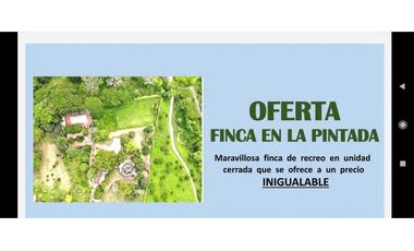 Hermosa finca en La Pintada para Reconstruir en Precio oportunidad