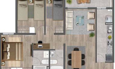 SE ARRIENDA GRAN DEPARTAMENTO EN PADRE HURTADO