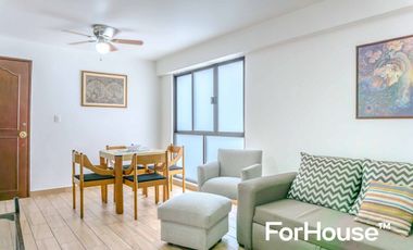 Departamento amueblado en renta en Roma Norte