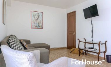 Departamento amueblado en renta en Roma Norte