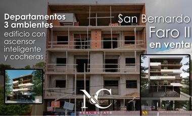 Departamento en venta en San Bernardo Del Tuyu a 5 cuadras del mar, financiacion y permuta