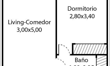 Venta departamento de 2 ambientes en Terrazas de Santa María, Tigre