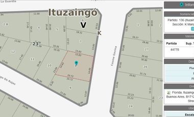 Terreno en  venta