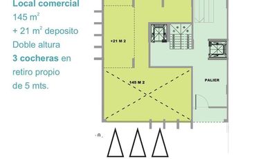 Departamento en  pozo de 3 ambientes