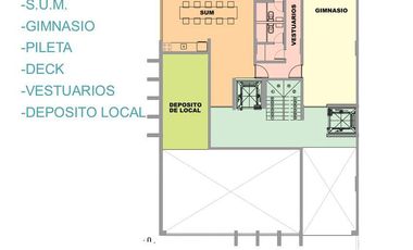 Departamento en  pozo de 3 ambientes