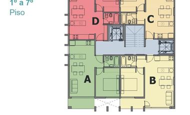 Departamento en  pozo de 3 ambientes