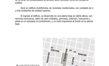 Departamento en  pozo de 3 ambientes