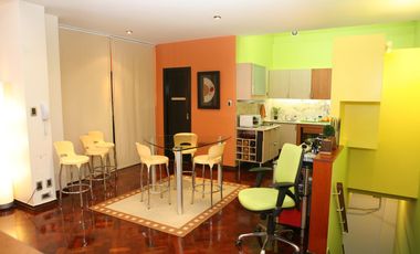 Estudio en venta Departamento tipo Loft integrado moderno categoria patio sótano
