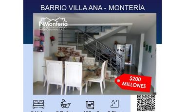 SE VENDE CASA EN BARRIO VILLA ANA DE MONTERA