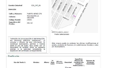 Terreno en venta en Venustiano Carranza