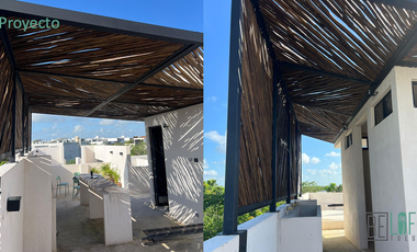 Estudio 001 en venta en planta baja con jardín, Aldea Zamá, Tulum ID2543