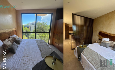 Estudio 001 en venta en planta baja con jardín, Aldea Zamá, Tulum ID2543