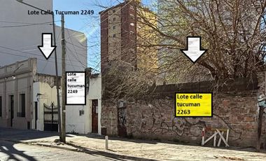 Venta  3 Terrenos en Block  en S.Martin(Ctro), BS.AS.