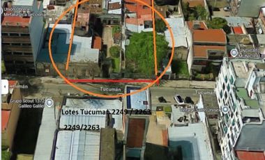 Venta  3 Terrenos en Block  en S.Martin(Ctro), BS.AS.