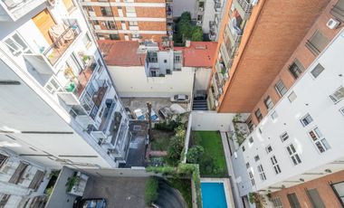 Departamento venta Cañitas Palermo, Excelente 2 amb piso alto contrafrente cochera baulera amenities