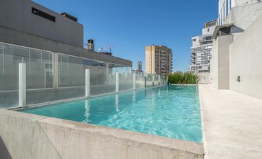 Departamento venta Cañitas Palermo, Excelente 2 amb piso alto contrafrente cochera baulera amenities
