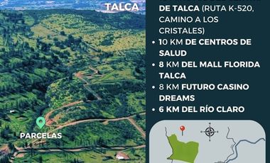 Parcela en Venta en los cristales, talca