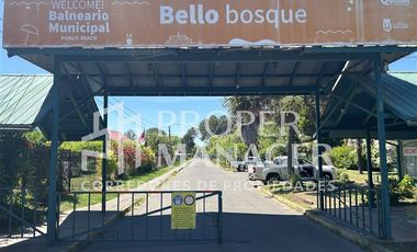 Terreno Construccion en Venta en Camping Bello Bosque en Quillon con Acceso a Laguna Avendaño