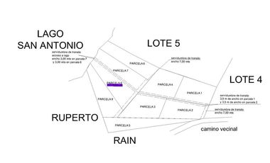 EN VENTA PARCELA ORILLA LAGO SAN ANTONIO CHILOE