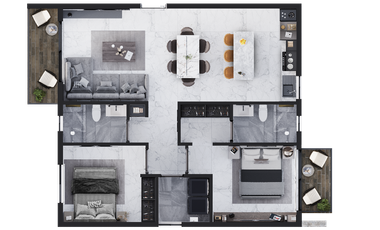 Departamento en Venta Modelo BAO // VITTA TOWER