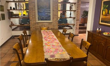 T Casa campestre en venta con jardín privado, La Balsa, Chía