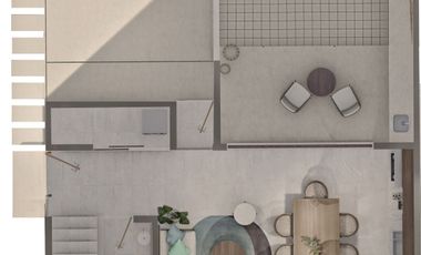 Villas(2R) en Venta en Villas Sunset San Benito, Telchac