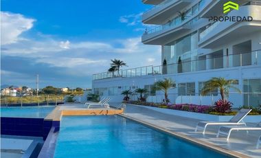 Suite amoblada en alquiler con vista al mar – Riva di Mare Manta