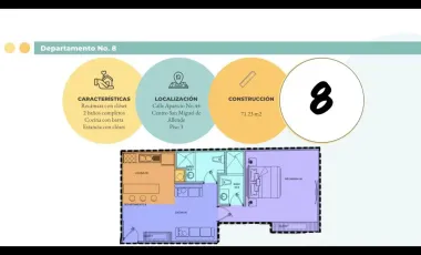 Departamento en venta en San Miguel de Allende Centro, San Miguel de Allende, Guanajuato
