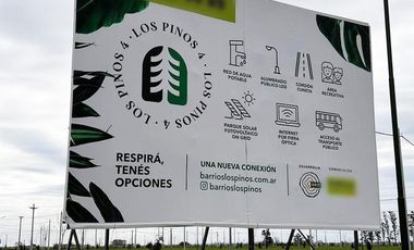 Terreno Lote 332 m2 - Los Pinos 3 - Álvarez Santa Fe | Venta