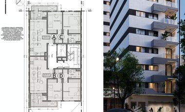 Venta departamento 3 ambientes con balcón en Wilde