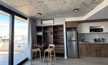 VENTA Monoambiente con balcon terraza a estrenar-Amoblado y equipado- Palermo Hollywood