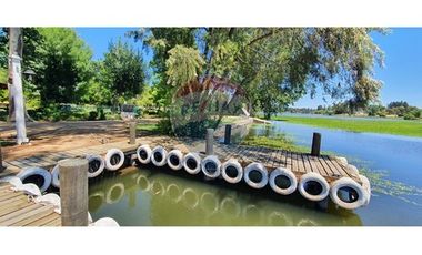 Orilla Lago!! lindo jardín piscina quincho 8850 m2