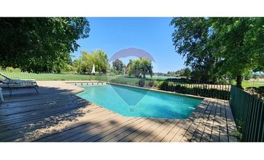 Orilla Lago!! lindo jardín piscina quincho 8850 m2