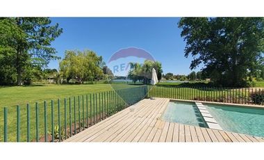 Orilla Lago!! lindo jardín piscina quincho 8850 m2
